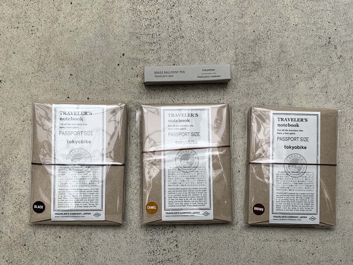 tokyobikeコラボのトラベラーズノートパスポートサイズをゲット 